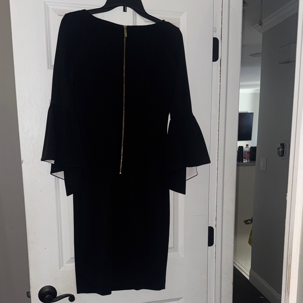 Calvin Klein Black Long Sleeve Dress - Picture 3 of 3